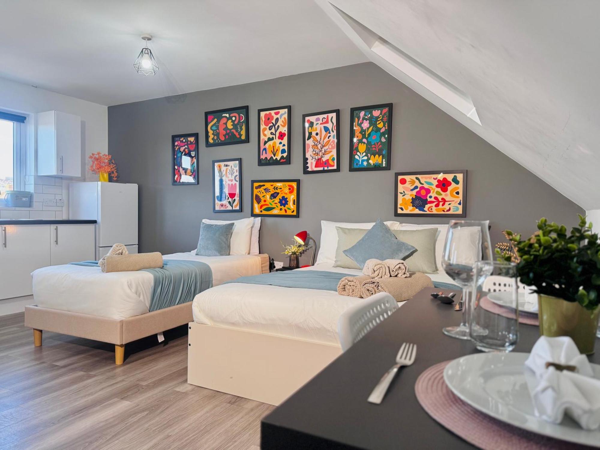 Bright Studio Loft 30Min To Central Londra Exterior foto